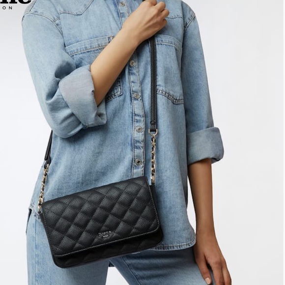 Dune London Handbags - Dune London quilted black crossbody bag